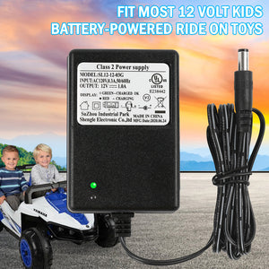 12V Battery Charger for Kids Ride-On SUV Trax Car Toys Trend Times 7