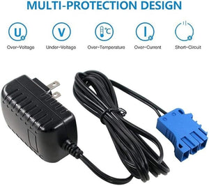 12V Battery Charger Compatible with Peg Perego Ground Force Tractor and John Deere Gator XUV Trend Times 2