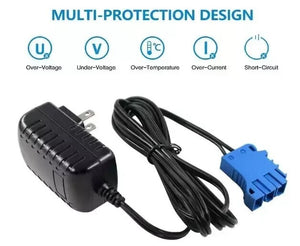 12V Battery Charger for Peg Perego Ground Force Tractor and John Deere Gator XUV Toys Trend Times 2
