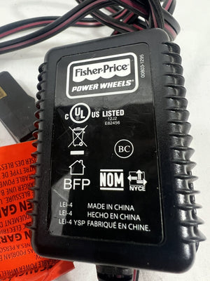 12V Battery Charger and Power Adapter for Kids Ride-On Toy Wheels 00801-1778 Trend Times 2