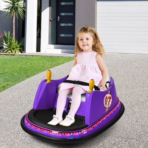12V Battery-Powered Electric Kids Ride-On Bumper Car with Remote Control and Flashing Lights Trend Times 1