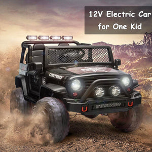 12V Battery Electric Kids Ride-On Jeep Toy Car with USB, Bluetooth, and Remote Control Trend Times 10