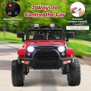12V Battery Electric Kids Ride-On Truck Car Toy with Remote Control and Bright Headlight Trend Times 6