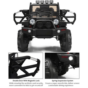 12V Battery-Powered Electric Kids Ride-On Truck with Portable Handle and Remote Control Trend Times 6