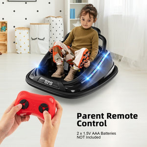12V Battery Powered Kids Bumper Ride-On Car with Remote Control and Built-In Music Trend Times 2