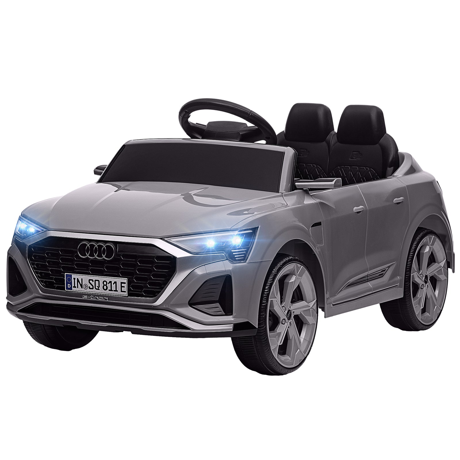 12V Battery Powered Kids Electric Ride-On Car with Spring Suspension and Soft Start for Outdoor Use Trend Times 0
