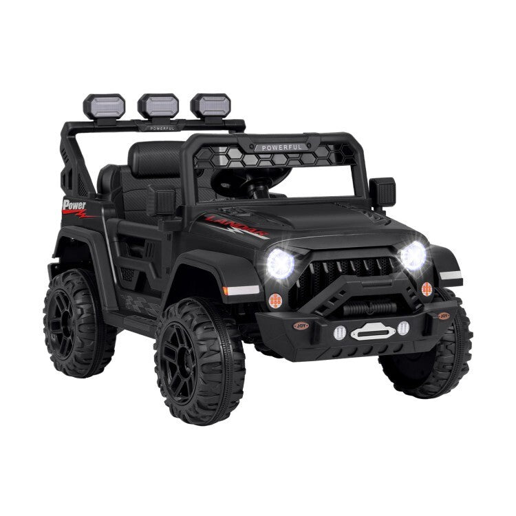 12V Battery Powered Kids Electric Ride-On Truck with Remote Control, Power Display, and 3-Speed Settings Trend Times 1
