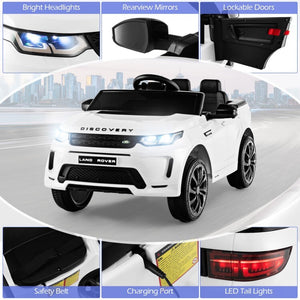 12V Battery Powered Licensed Kids Land Rover Ride-On Car with Remote Control and Lockable Doors Trend Times 9
