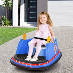 12V Battery Powered Kids Electric Ride-On Bumper Car with Flashing Lights for Toddlers Trend Times 1