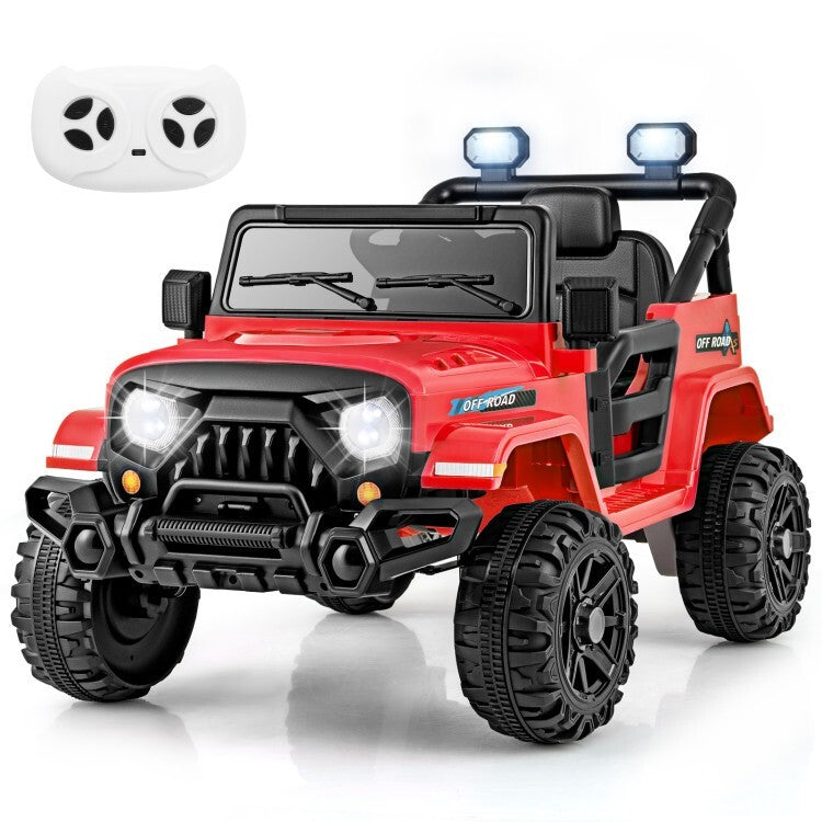 12V Battery-Powered Kids Electric Ride-On Truck Car with Remote Control and 3 Speed Settings Trend Times 0