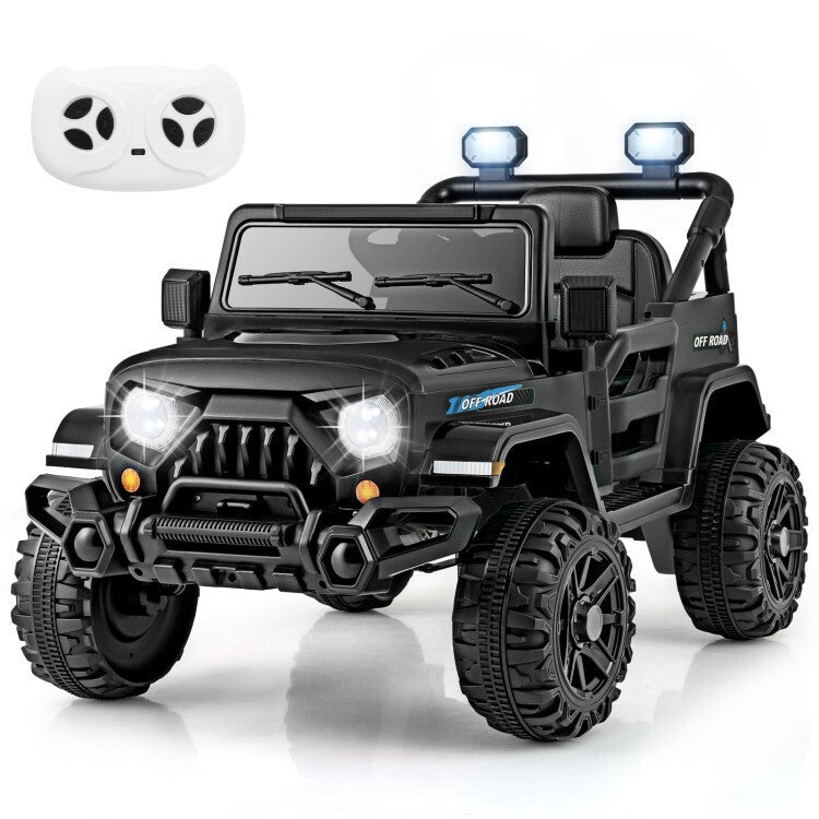 12V Battery-Powered Kids Electric Ride-On Truck Car with Remote Control, Wheels & 3 Speed Settings Trend Times 0