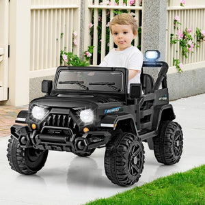 12V Battery-Powered Kids Electric Ride-On Truck Car with Remote Control, Wheels & 3 Speed Settings Trend Times 1