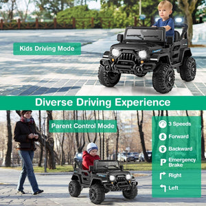 12V Battery-Powered Kids Electric Ride-On Truck Car with Remote Control, Wheels & 3 Speed Settings Trend Times 5