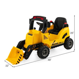 12V Battery Powered Kids Electric Ride-On Tractor Car with Safety Belt Trend Times 2