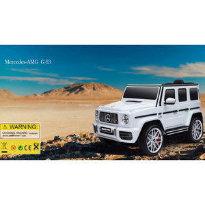 12V Licensed Mercedes G63 Kids Ride-On Car Toy with 2.4G Remote Control and Rechargeable Battery Trend Times 28