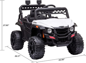 12V Electric Kids Ride-On Jeep 2-Seater with Battery Power, Safety Features, MP3, and LED Lights Trend Times 3