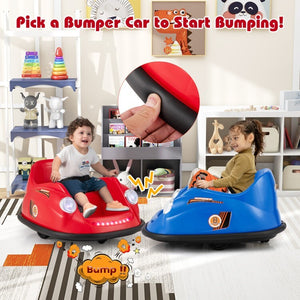 12V Battery-Powered Electric Ride-On Bumper Toy Car for Kids with Remote Control Trend Times 8
