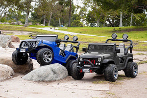 12V Battery Powered Kids Ride-On Truck Jeep with Dual Motors and Remote Control Trend Times 11