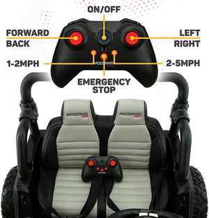 12V Battery Powered Kids Ride-On Truck Jeep with Dual Motors and Remote Control Trend Times 4