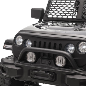 12V Battery-Powered Kids Ride-On Off-Road Truck Toy with Parent Remote Control Black Trend Times 10
