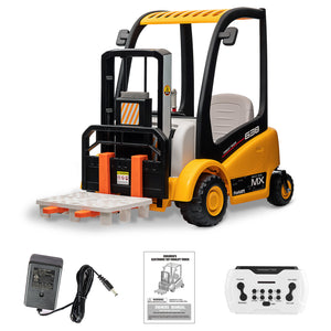 12V Battery Powered Kids Electric Ride-On Forklift Toy with Remote Control and Top Vehicle Trend Times 14