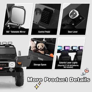 12V Battery Powered Kids Ride-On Electric Car with 2.4G Remote Control Trend Times 9