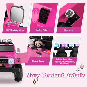 12V Battery-Powered 2-Seat Kids Electric Ride-On Toy Car with 2.4G Remote Control Trend Times 10