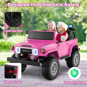 12V Battery-Powered 2-Seat Kids Electric Ride-On Toy Car with 2.4G Remote Control Trend Times 3