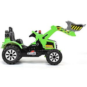 12V Battery Powered Kids Ride-On Excavator Dump Truck with Safety Belt Trend Times 7