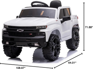 12V Battery Powered Licensed Chevrolet Silverado Trail Boss LT Kids Ride-On Truck Trend Times 6
