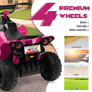 12V Battery Powered Electric Ride-On ATV 4-Wheeler Toy Car for Kids Trend Times 7