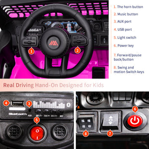12V Battery Powered Kids Electric Ride-On Truck Car with 3 Adjustable Speeds Trend Times 3