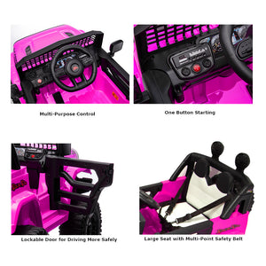 12V Battery Powered Kids Electric Ride-On Truck Car with 3 Adjustable Speeds Trend Times 5