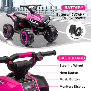 12V Battery Powered Electric Ride-On Car Truck with 4 Wheels for Kids Trend Times 11