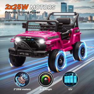 12V Battery-Powered Ride-On Toy Truck for Kids with Remote Control, LED Lights, and Music Trend Times 10