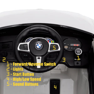 12V Battery-Powered Remote Control Ride-On Car with MP3 and Licensed BMW Design in Multiple Colors Trend Times 8