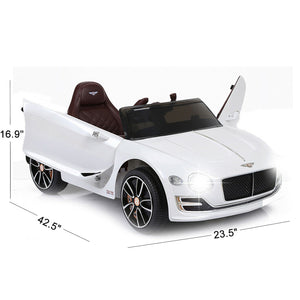 12V Bentley-Style Electric Ride-On Toy Car with Remote Control and LED Lights for Kids Trend Times 3