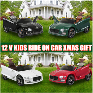 12V Bentley-Style Electric Ride-On Toy Car with Remote Control and LED Lights for Kids Trend Times 7