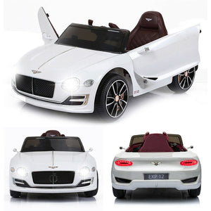 12V Bentley-Style Electric Ride-On Toy Car with Remote Control and LED Lights for Kids Trend Times Variant 0