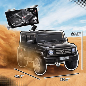 12V Licensed Kids Electric Benz G500 Car with Remote Control Black Trend Times 1