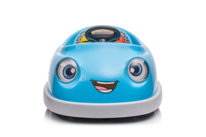 12V Kids Bumper Car with Dining Tray, USB Music, Safety Bumper, and Dual Motor Trend Times 1