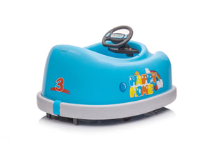 12V Kids Bumper Car with Dining Tray, USB Music, Safety Bumper, and Dual Motor Trend Times 5