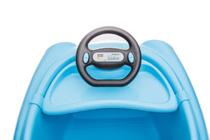 12V Kids Bumper Car with Dining Tray, USB Music, Safety Bumper, and Dual Motor Trend Times 6