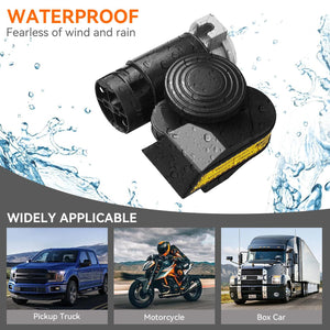 12V Compact Mini Air Horn 130dB for Car Truck Motorcycle Golf Cart Trend Times 7