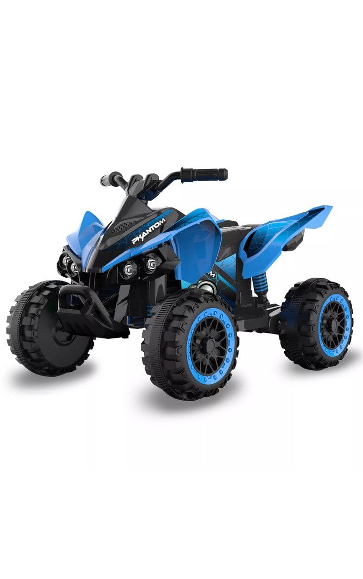 12V Blue Electric ATV Quad Cars for Kids Ages 3 to 6 Trend Times 0