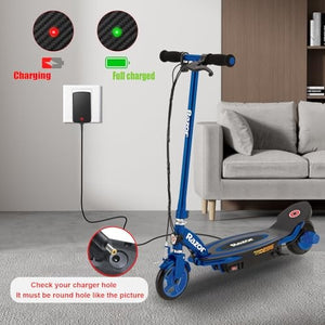 12V Charger for Razor Power Core E90 E95 Electric Scooter Black Trend Times 6