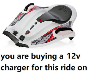 12V Orange Charger with Connector for W501 and W501E Rollplay Nighthawk Riding Toy Trend Times 0