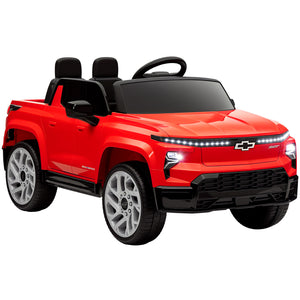 12V Licensed Chevrolet Silverado RST Kids Electric Ride-On Car Red Trend Times 2