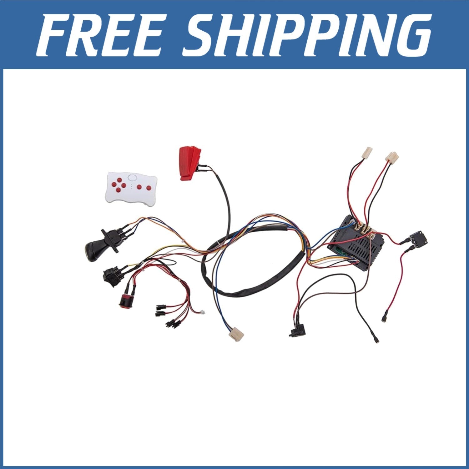 12V Children’s Electric Car DIY Accessory Set with Remote Control and Complete Wiring Kit Trend Times 0