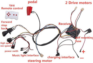 12V Children's Electric Car Upgrade Kit with Bluetooth Remote Control Trend Times 3